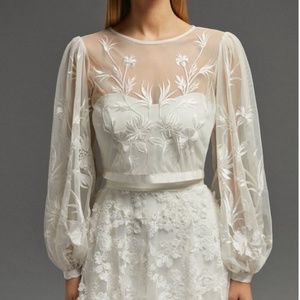 Coast Embellished Puff Long Sleeve Top